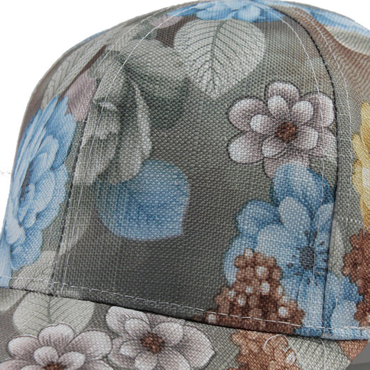 Fashion Women Floral Baseball Hat Caps Summer Spring Cotton