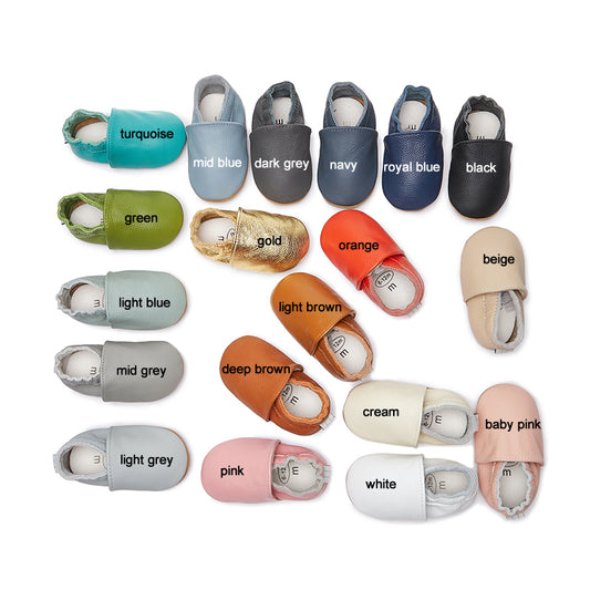 Genuine Leather Soft Unisex Baby Shoes All Sorts Of Colors O