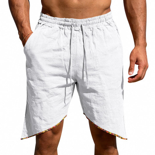 Men's Linen Loose Beach Casual Shorts