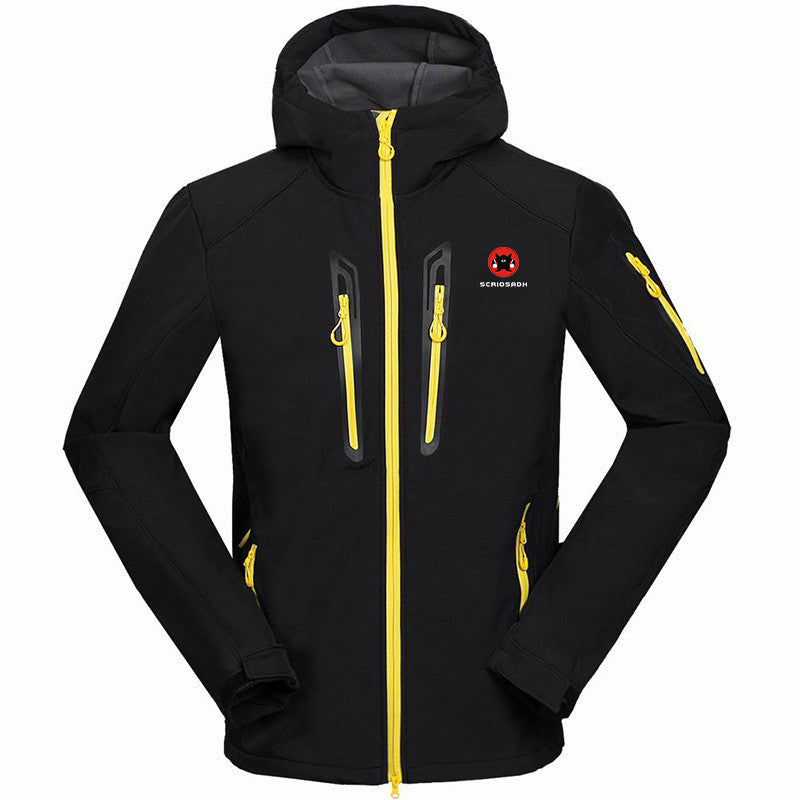 New Autumn Winter Outdoor Men Camping Waterproof Soft Shell