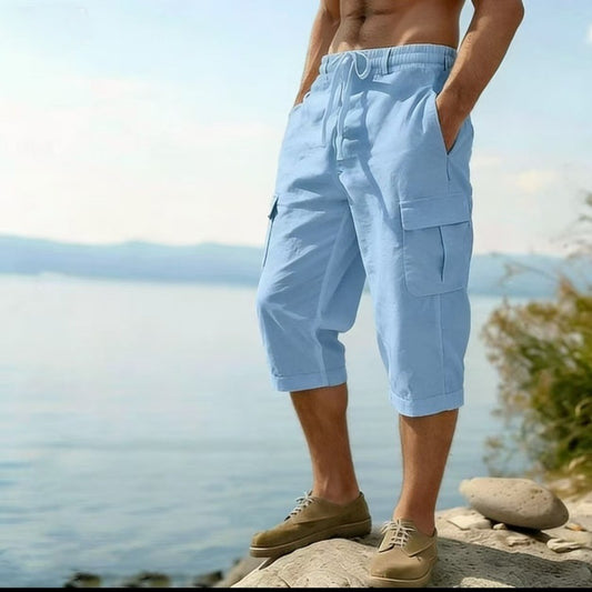 Multi-pocket Loose Casual Trend Wide-leg Pants