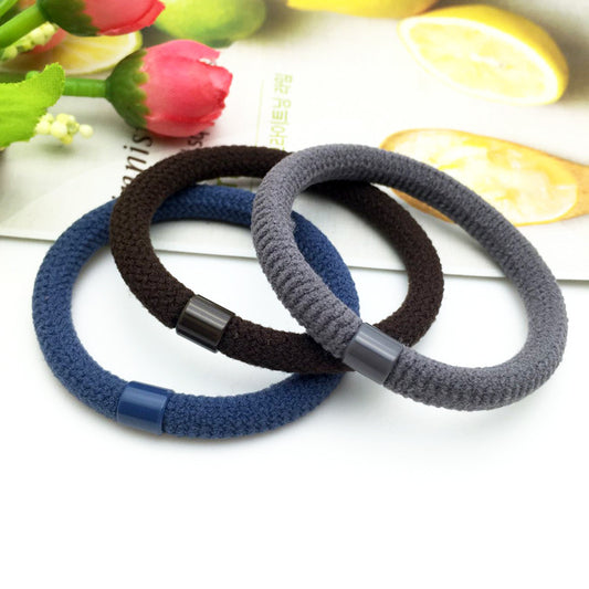 Simple Women's Solid Color Rubber Band Head Rope