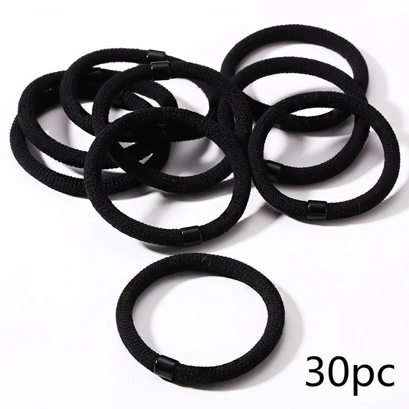 Simple Women's Solid Color Rubber Band Head Rope