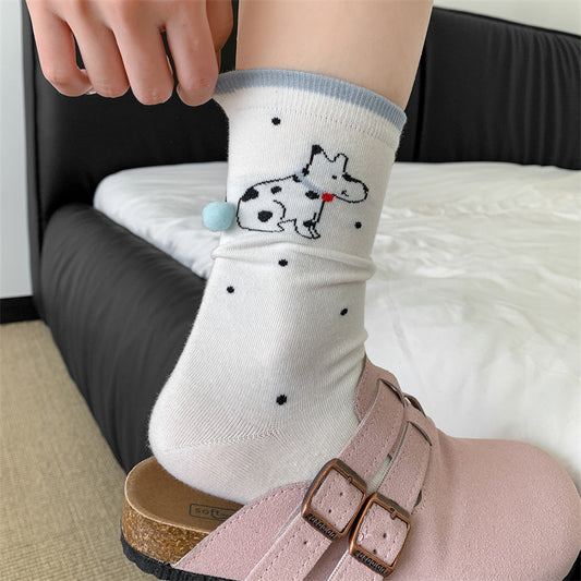 Bow-knot Women's Mid-calf Socks