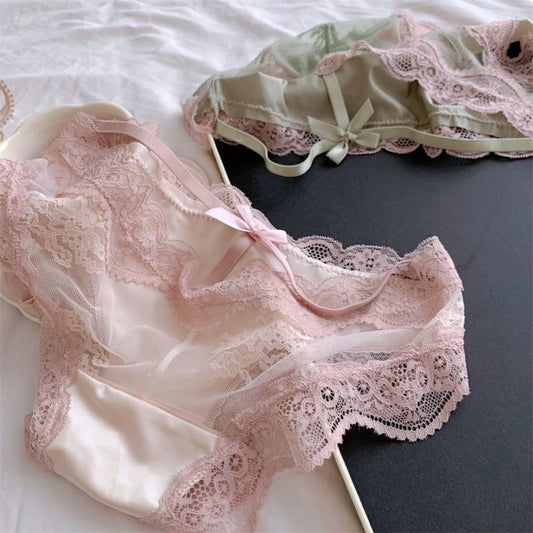Sexy Lace Underwear Women Girl Student Underwear Pure Cotton Crotch Briefs