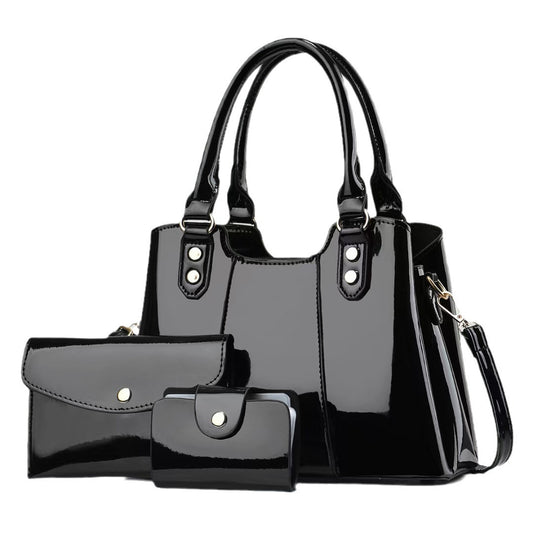 Large-capacity Three-piece Set Of Mother-and-child Crossbody Bags