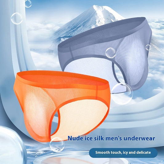 Translucent Ultra-thin Seamless Ice Silk Underwear Men