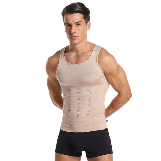 Men Slim Body Lift Shaper Belly Fatty BUSTER Underwear Vest Corset Compression