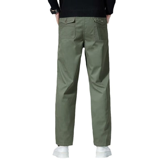 Men's Casual Loose Straight-Leg Wide-Leg Plus-Size Pants