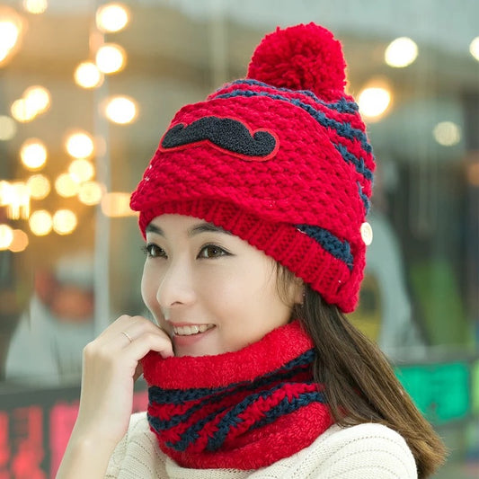 New Winter Women's Caps Funny Knitted Hat