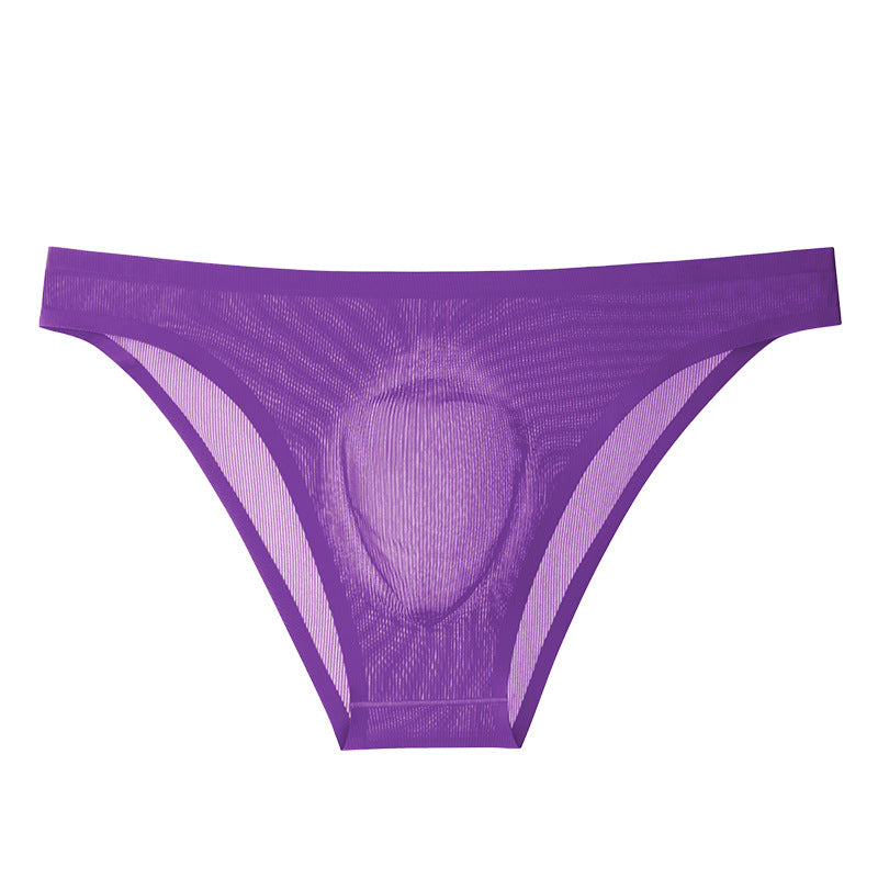 Translucent Ultra-thin Seamless Ice Silk Underwear Men