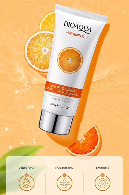 BIOAQUA Vitamin C Brightening Cleansing Milk For Skin Care