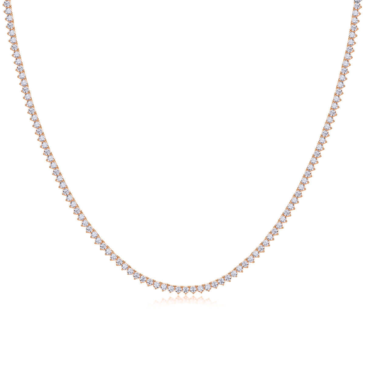 Solitude - A Luxurious And Fashionable Light Luxury Jewelry Necklace Pendant Set With Top-quality Moissanite, S925 Silver-plated Platinum