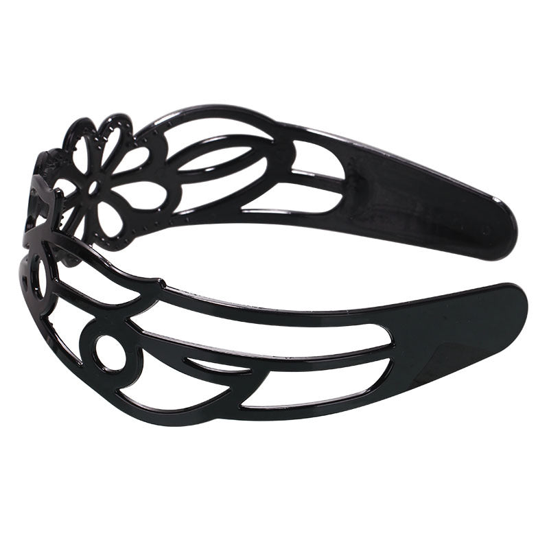 Fashion Black Spray Paint Women's Bow Hair Band