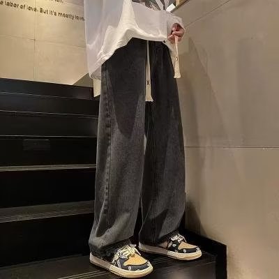 Wide-leg American-style High-street Casual Trousers