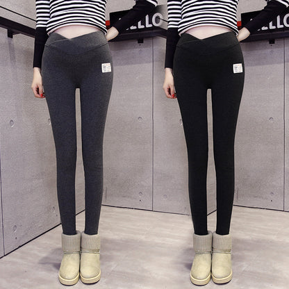 Low waist leggings for pregnant women