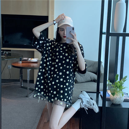 Xiaoxuju fake two T-shirts