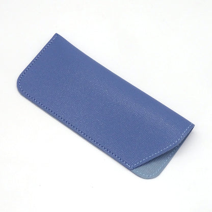 Thick Leather Open Sunglasses Bag Leather Case For Reading Glasses