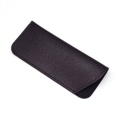 Thick Leather Open Sunglasses Bag Leather Case For Reading Glasses