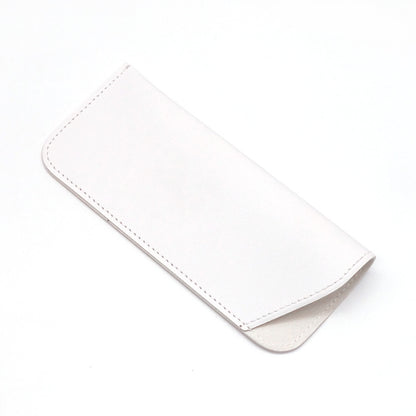 Thick Leather Open Sunglasses Bag Leather Case For Reading Glasses