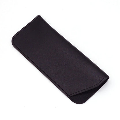 Thick Leather Open Sunglasses Bag Leather Case For Reading Glasses