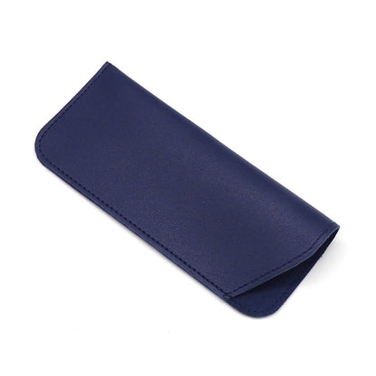 Thick Leather Open Sunglasses Bag Leather Case For Reading Glasses