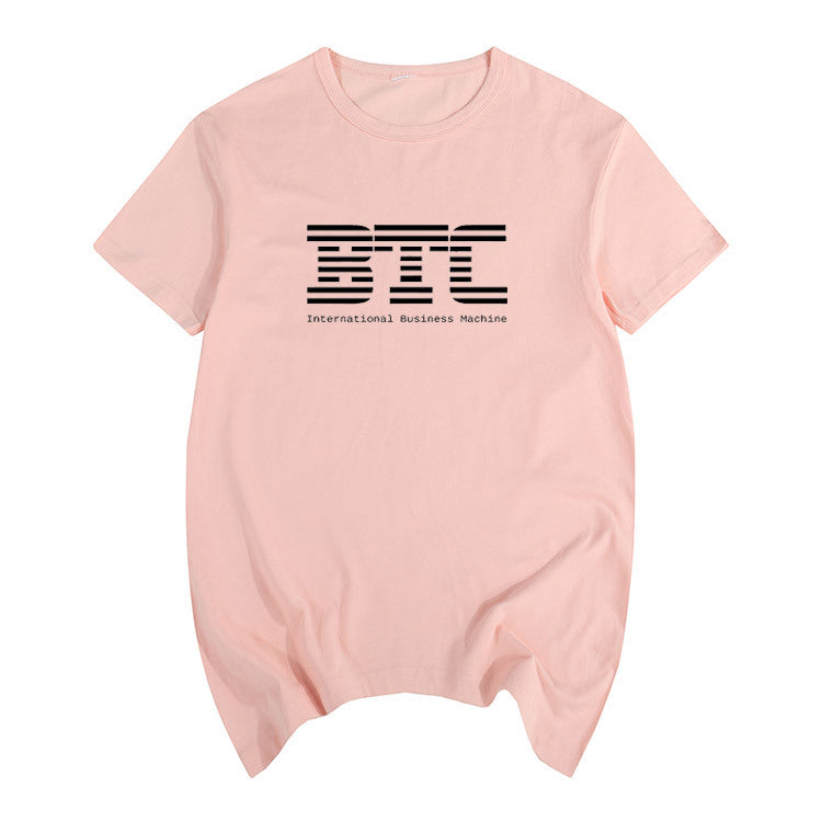 Bitcoin men and women short sleeve