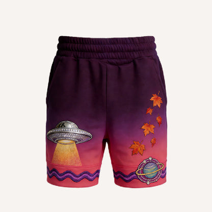 Men's Casual Printed Sports Shorts