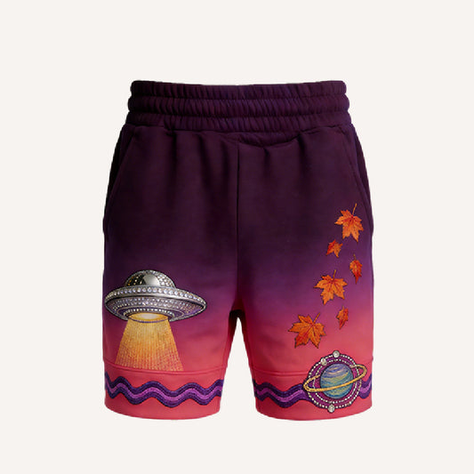 Men's Casual Printed Sports Shorts