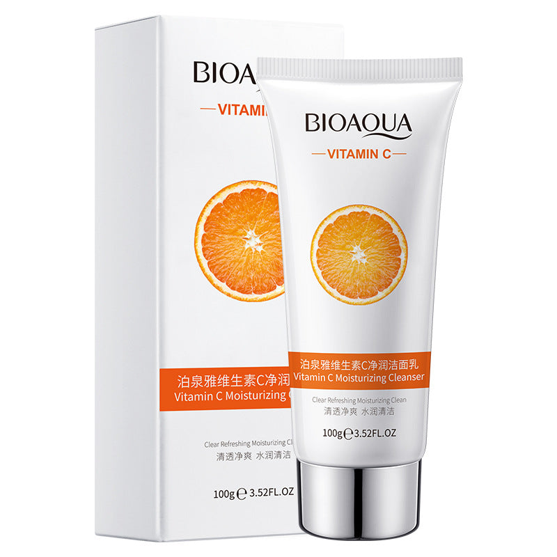 BIOAQUA Vitamin C Brightening Cleansing Milk For Skin Care