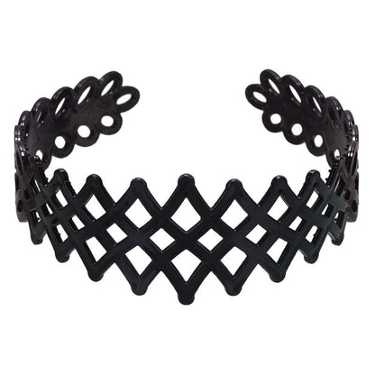 Fashion Black Spray Paint Women's Bow Hair Band