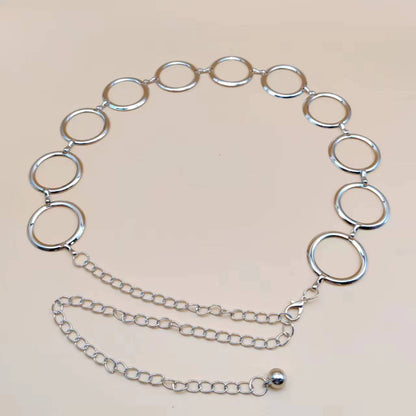 European And American-style Metal Ring Waist Chain Fashionable And Minimalist