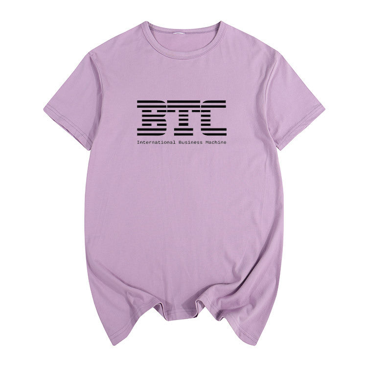 Bitcoin men and women short sleeve