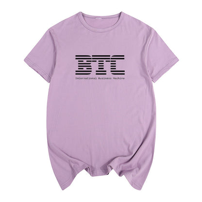 Bitcoin men and women short sleeve