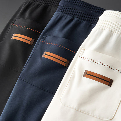 Thin Modal Sweatpants Mens Casual Straight-Leg Pants