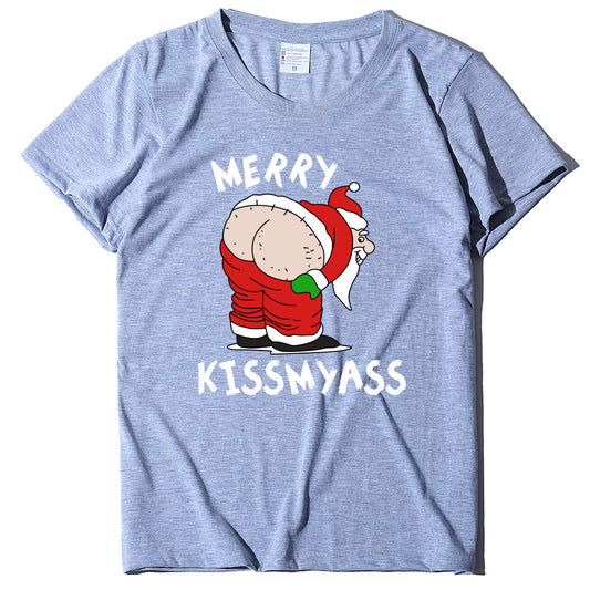 Christmas Women T-Shirt Funny Santa Unisex