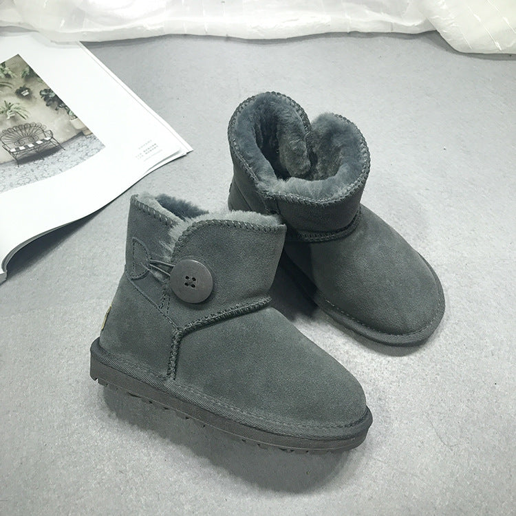 children leather boots female low warm baby shoes shoes Dichotomanthes end manufacturers selling one generation