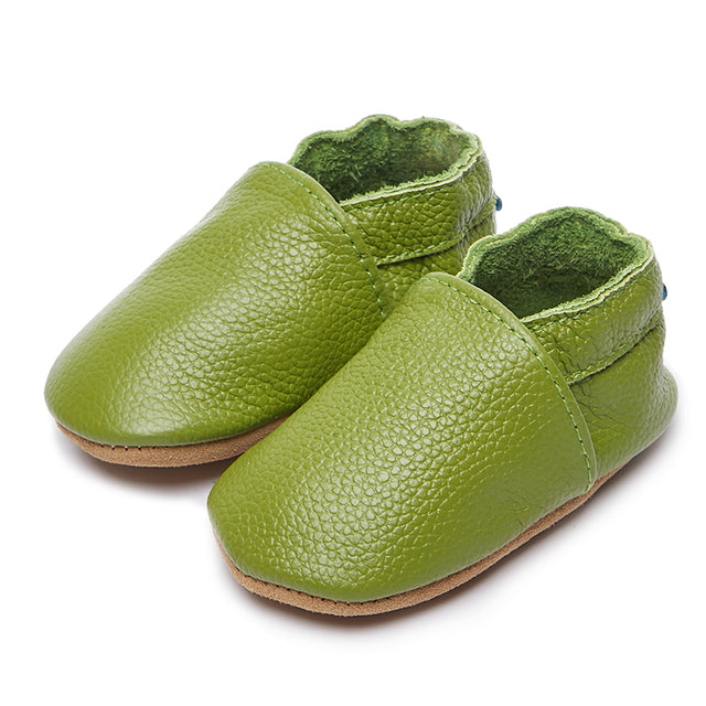 Genuine Leather Soft Unisex Baby Shoes All Sorts Of Colors O