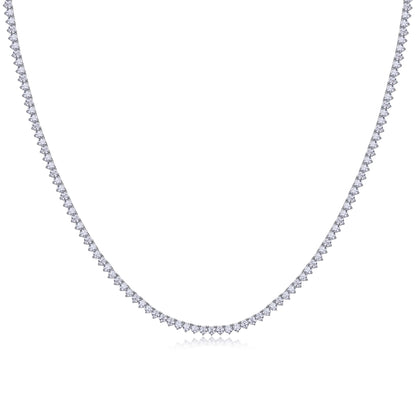 Solitude - A Luxurious And Fashionable Light Luxury Jewelry Necklace Pendant Set With Top-quality Moissanite, S925 Silver-plated Platinum