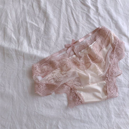 Sexy Lace Underwear Women Girl Student Underwear Pure Cotton Crotch Briefs