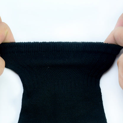 Breathable And Sweat-absorbent Thick Casual Sports Solid Color Cotton Socks