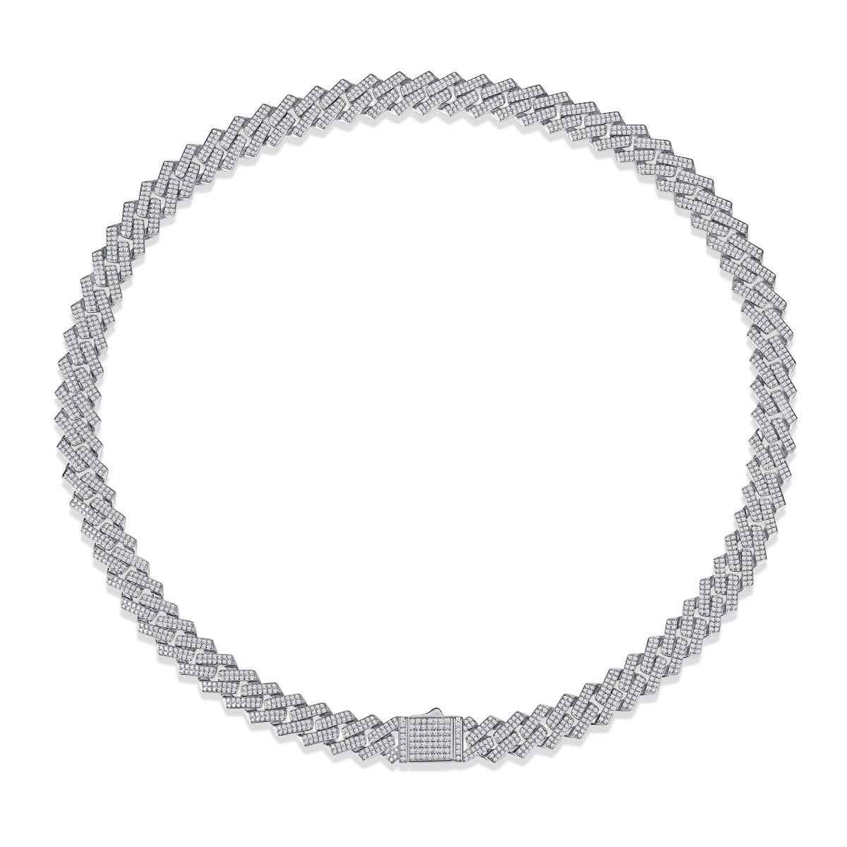 Challenge - A Luxurious And Fashionable Light Luxury Jewelry Necklace Pendant Set With Top-quality Moissanite, S925 Silver-plated Platinum