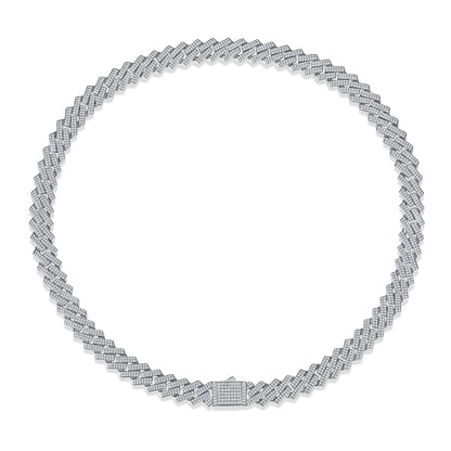 Challenge - A Luxurious And Fashionable Light Luxury Jewelry Necklace Pendant Set With Top-quality Moissanite, S925 Silver-plated Platinum