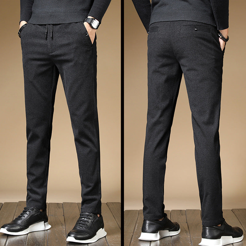 Korean-style Thick Work Pants For Men