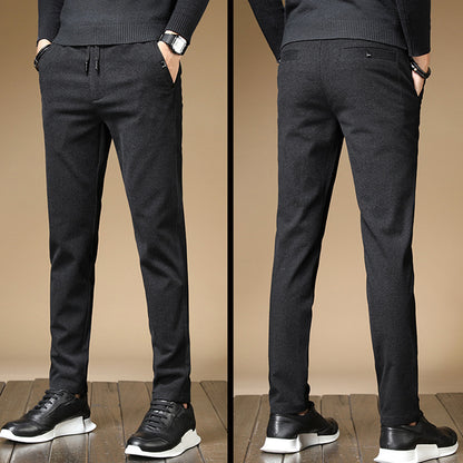Korean-style Thick Work Pants For Men