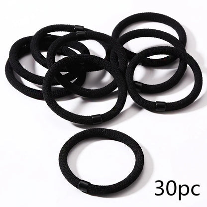 Simple Women's Solid Color Rubber Band Head Rope