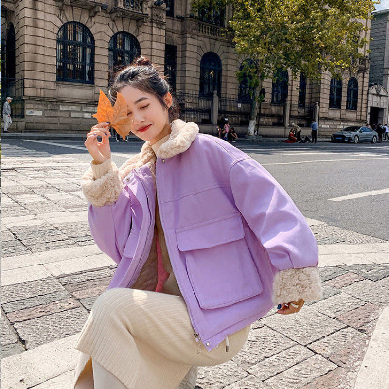Short Padded Cotton Jacket For Women