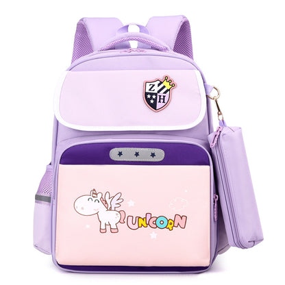 Children's Large Capacity Bag For Burden Reduction And Spine Protection