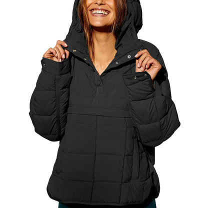 Hooded Cotton Coat Jacket Women