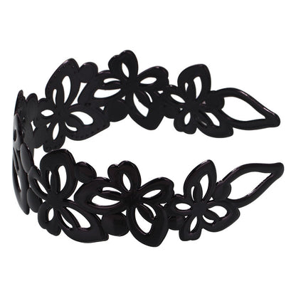 Fashion Black Spray Paint Women's Bow Hair Band